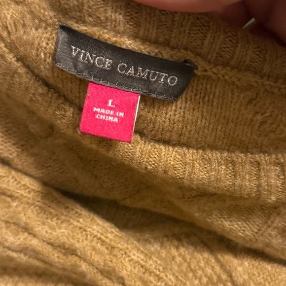 Vince Camuto Tan Women’s Sweater Size Large - Picture 10 of 10